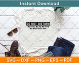 Do Not Disturb My Peace, My Joy, My Grind Motivational Svg Png Dxf Cutting File