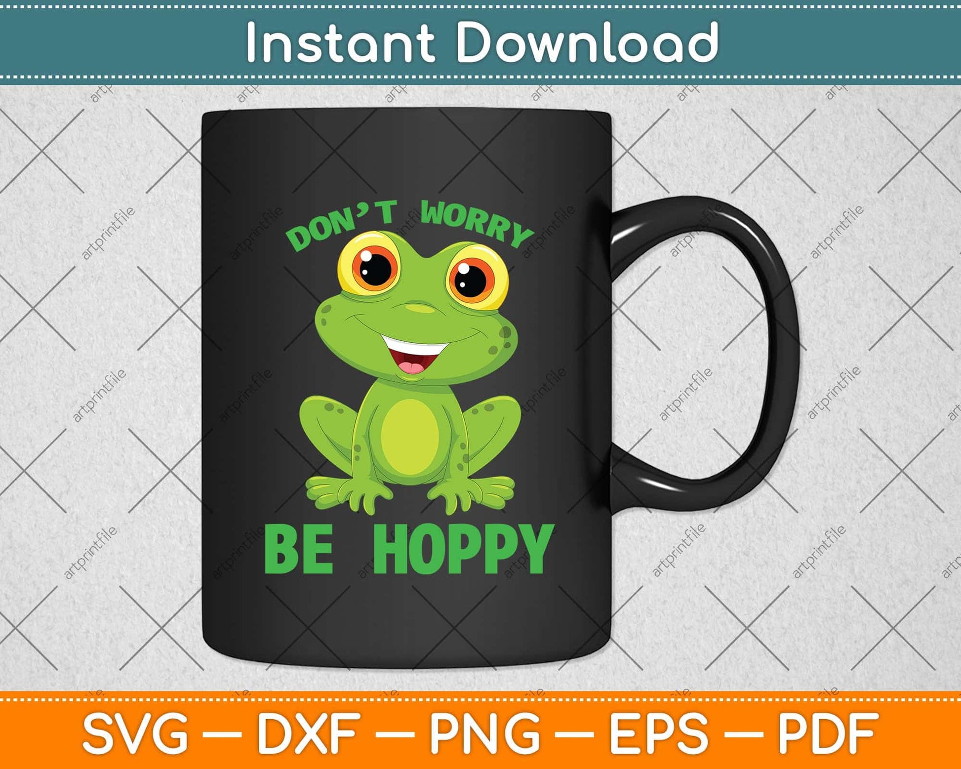 Don't Worry Be Hoppy Svg Png Dxf Digital Cutting File
