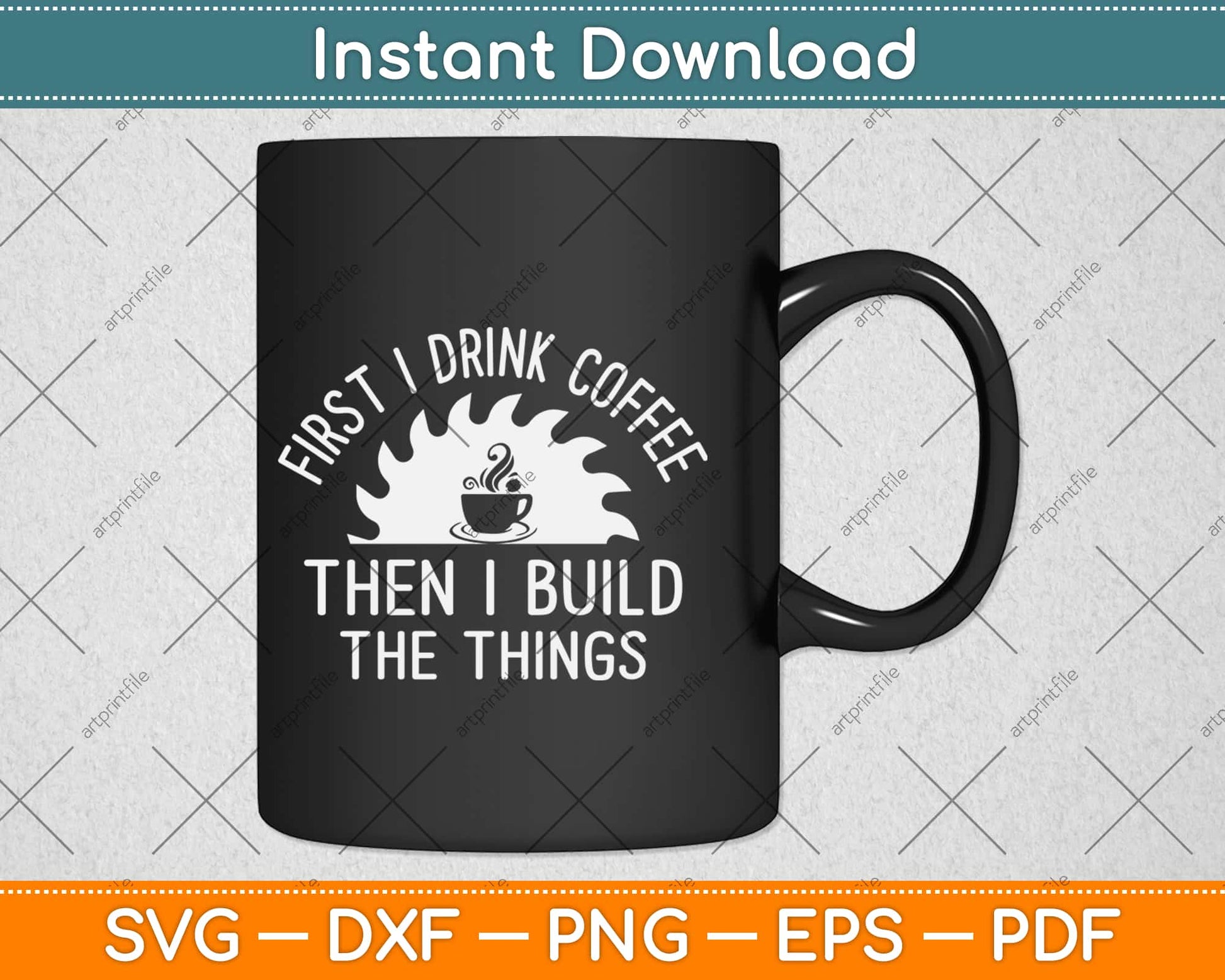 Drink Coffee Build Woodworking Woodworker Funny Svg Design Cricut Cutting Files