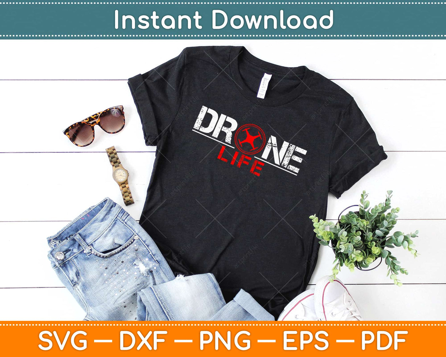 Drone Life Svg Design Cricut Printable Cutting Files