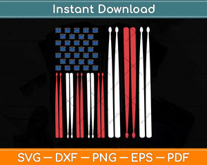 Drum Sticks Drummer Gift Drumming Svg Png Dxf Digital Cutting File