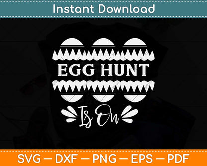 Easter Egg Hunt Gift Svg Design Cricut Printable Cutting File