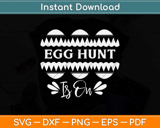 Easter Egg Hunt Gift Svg Design Cricut Printable Cutting File