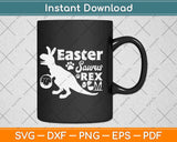 Easter Saurus Rex Easter Dinosaur Svg Design Cricut Printable Cutting File