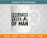 Evolution Of Man Svg Design Cricut Printable Cutting Files
