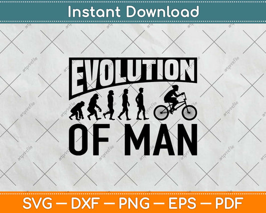 Evolution Of Man Svg Design Cricut Printable Cutting Files
