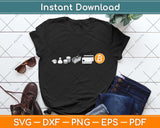 Evolution Of Money Bitcoin Plan BTC Cryptocurrency Hodl Svg Png Dxf Cutting File