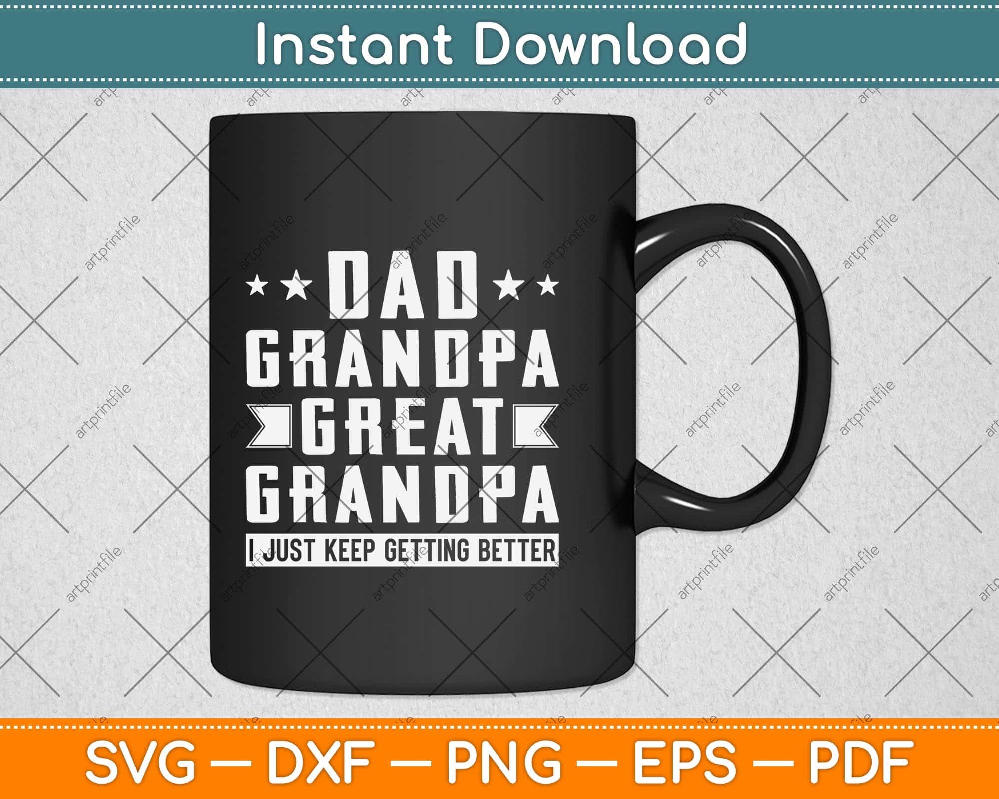 Fathers Day Gift From Grandkids Dad Grandpa Great Grandpa Gift Mug