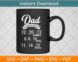 Father's Day Gift for Dad & Grandpa from Daughter & Son Svg Png Dxf Cutting File