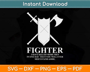 Fighter Gamer D20 Dice Dungeon Dragons Gaming Svg Png Dxf Digital Cutting File