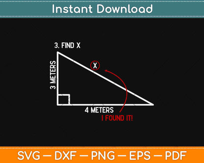 Find X Found It Math Svg Design Cricut Printable Cutting Files