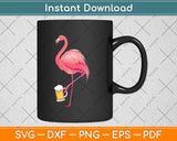 Flamingo Beer Lover Svg Png Dxf Digital Cutting File