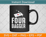 Four Bagger Funny Cornhole 4th Of July Svg Design Cricut Printable Cutting Files