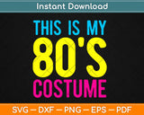 Funny 80s Halloween Svg Design Cricut Printable Cutting Files