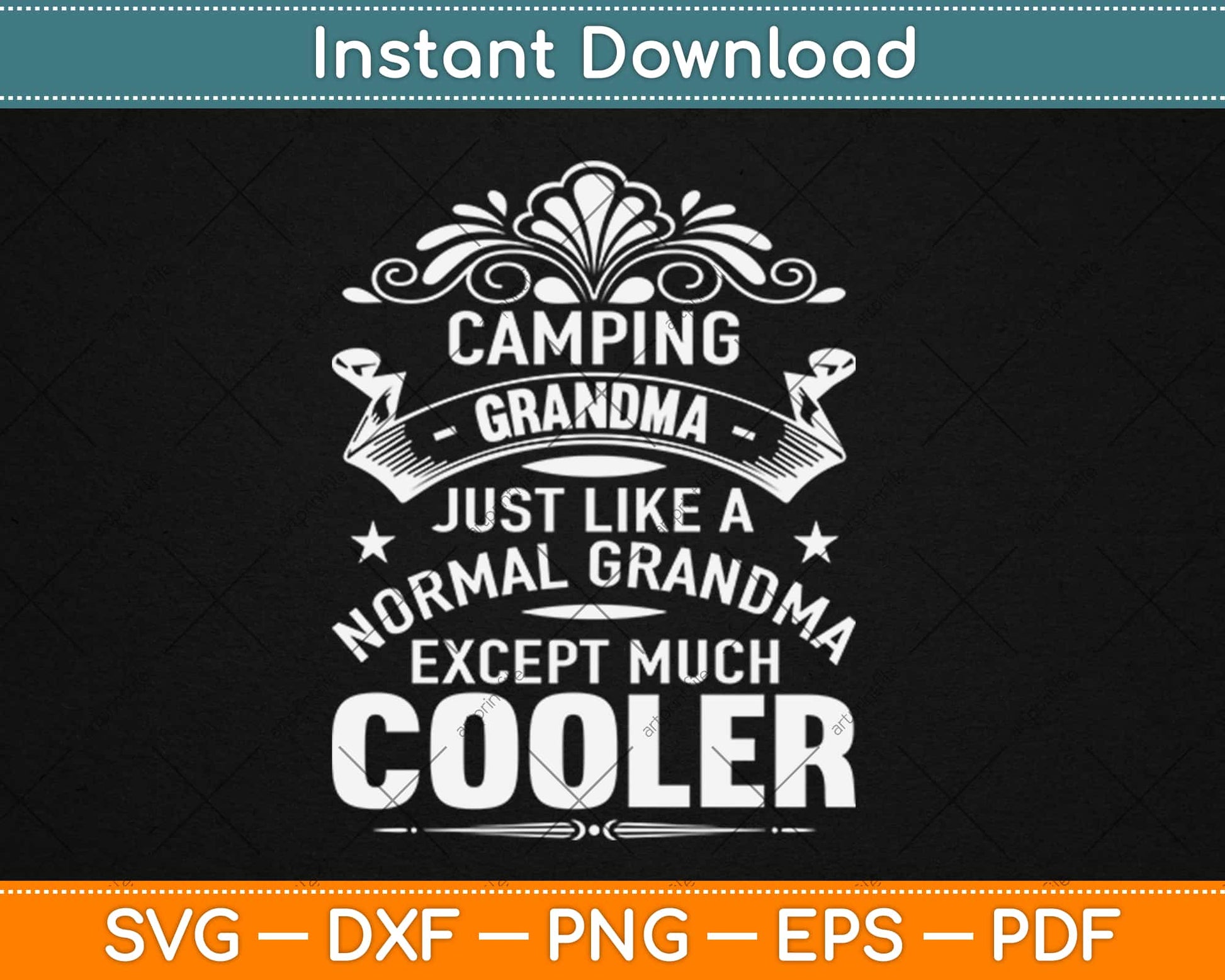 lustiges camping bild Funny Camping Grandma Execpt Much Cooler Svg Png Design Digital Cut File – artprintfile