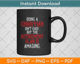 Funny Christian Amazing Retirement Plan Church Svg Png Dxf Digital Cutting File