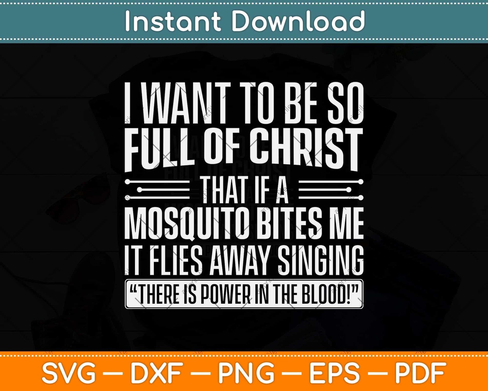 Funny Christian Religious Servant Of God Faithful Jesus Svg Png Dxf Digital Cutting File