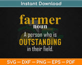 Funny Farmer Farming Tractor Lover Svg Design Cricut Printable Cutting Files