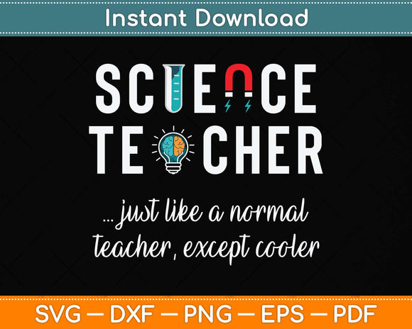 Funny I Heart Love Science & Biology Teacher Svg Png Dxf Digital Cutting File