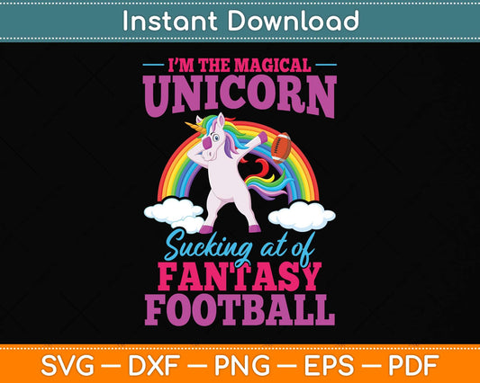 Funny I Suck at Fantasy Football Draft Party Svg Png Dxf Digital Cutting File