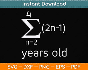 Funny Math Geek 15th Birthday 15 Years Old Boys Svg Png Dxf Digital Cutting File