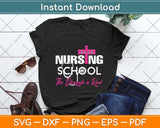 Funny Nursing School The Struggle Is Real Svg Png Dxf Digital Cutting File