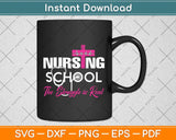 Funny Nursing School The Struggle Is Real Svg Png Dxf Digital Cutting File