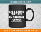 Funny Pregnancy Gift Twin Drinking Svg Png Dxf Digital Cutting File
