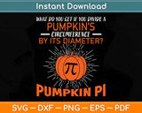 Funny Pumpkin Pi Math Pun Halloween Svg Png Dxf Digital Cutting File