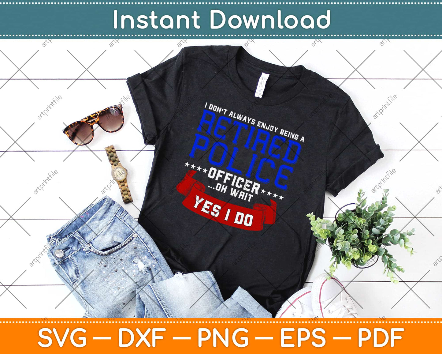 Funny Retirement Cop Birthday Police Officer Svg Png Design Cricut Cutting Files