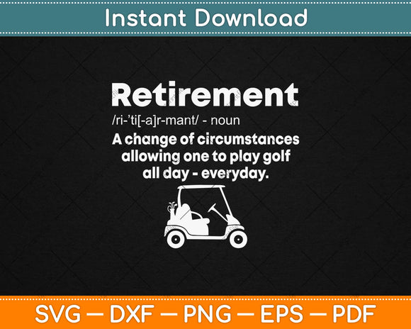 Funny Retirement Golf Gifts Retired Golfers Xmas Svg Design