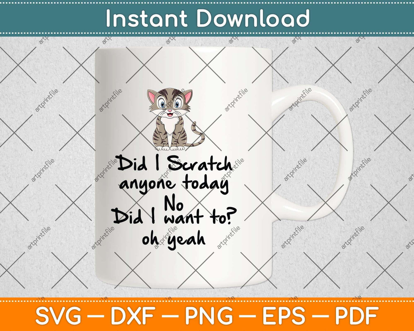 Funny Sarcastic Cat Have I Scratched Anyone Today Black Cat Svg Png Dxf Cutting File