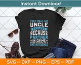 Funny Uncle Gifts From Niece and Nephew Svg Design Cricut Printable Cutting Files