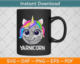 Funny Yarn Art Unicorn Yarnicorn Crochet Pictures Svg Design