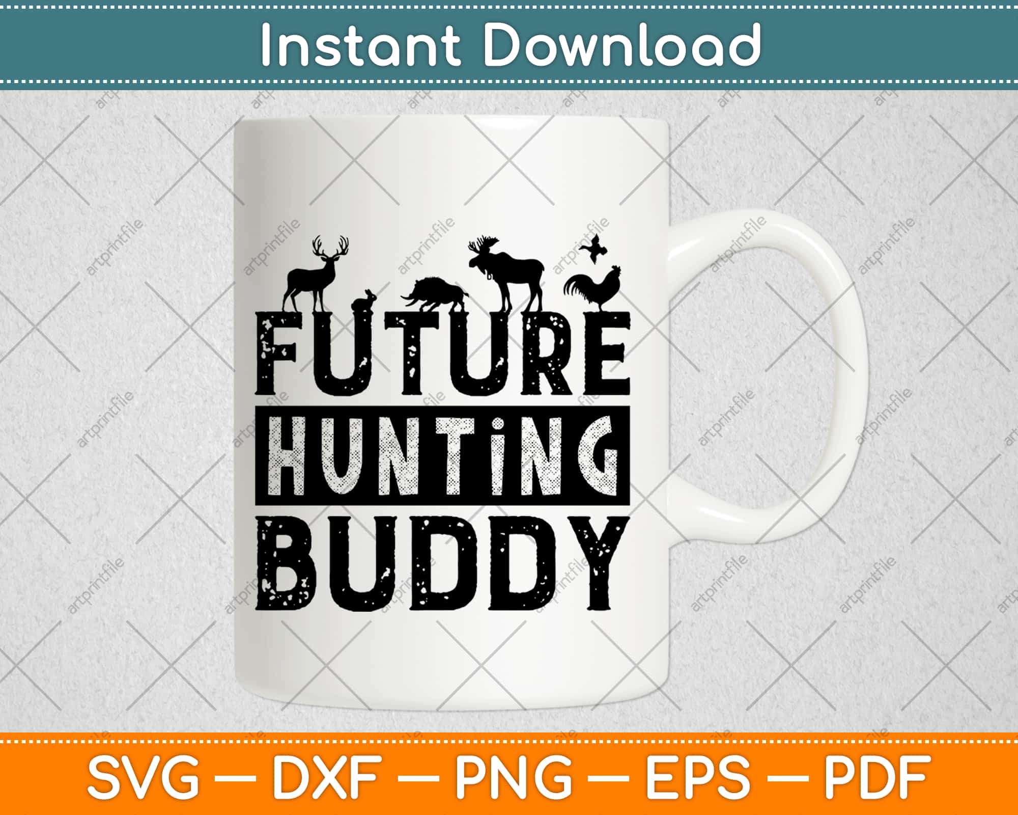 Future Hunting Buddy Deer Hunter Svg Png Dxf Digital Cut File Digital  Download – artprintfile