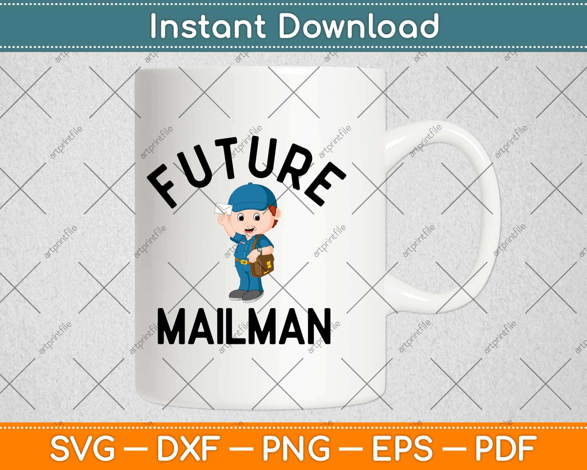 Future Mailman Or Mail Carrier Svg Design Cricut Printable Cutting Files