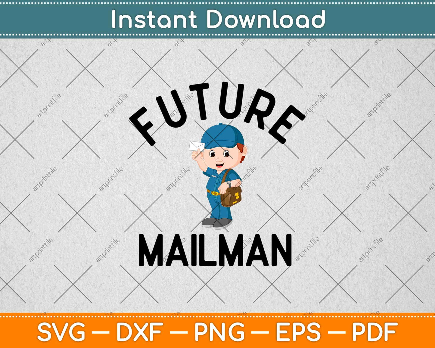 Future Mailman Or Mail Carrier Svg Design Cricut Printable Cutting Files