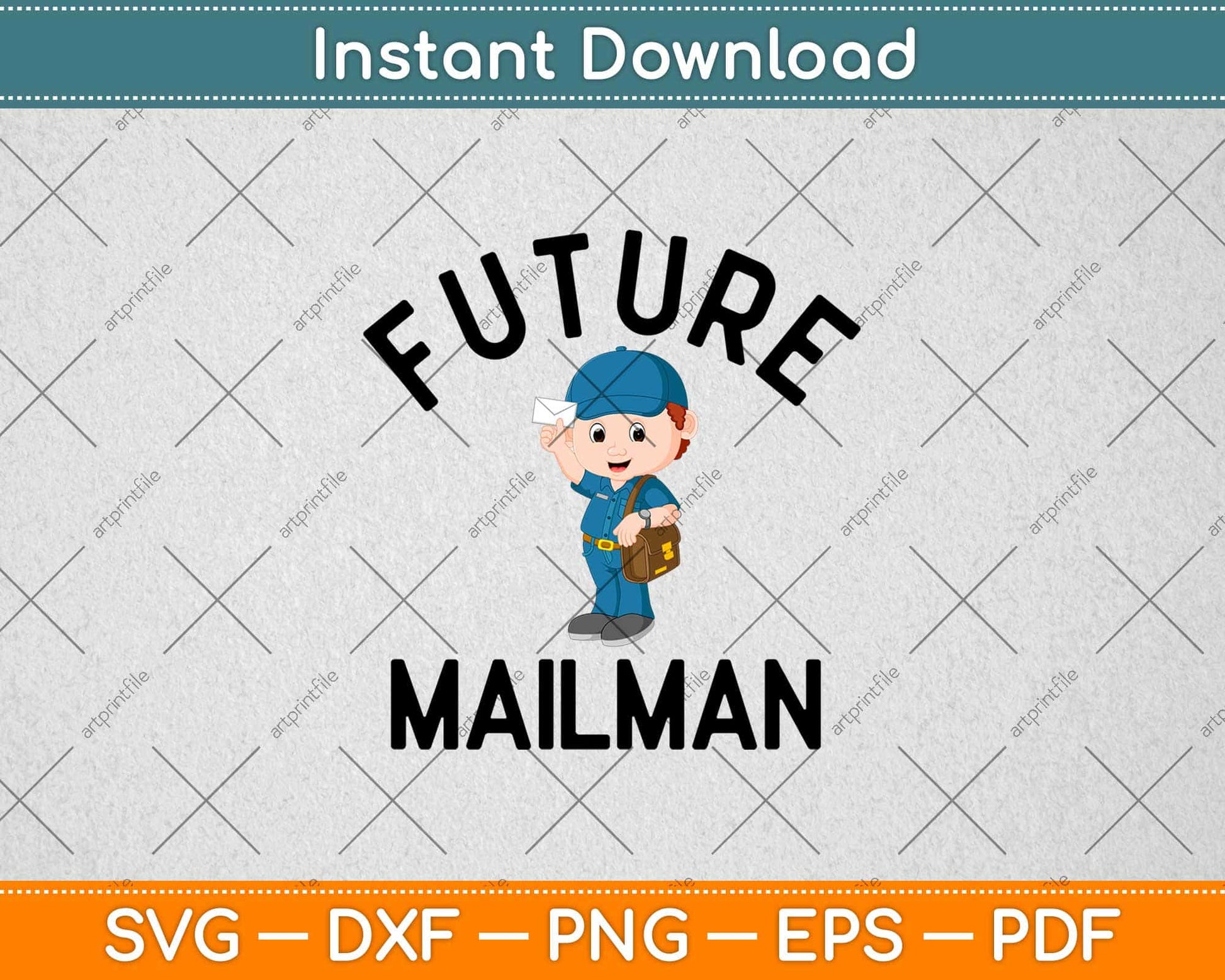Future Mailman Or Mail Carrier Svg Design Cricut Printable Cutting Files