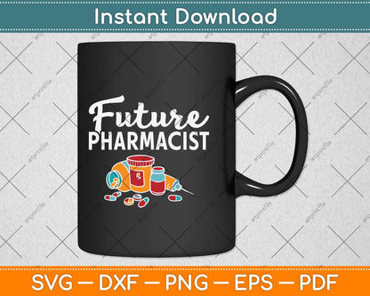Future Pharmacist PharmD Student White Coat Ceremony Svg Png Dxf Cutting File
