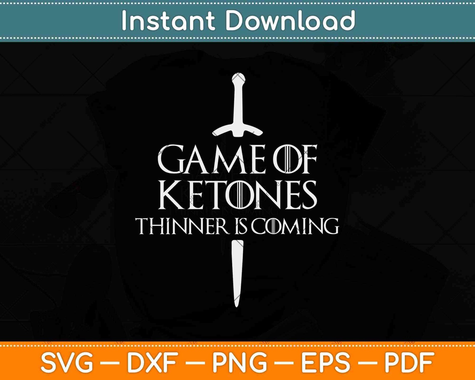 Game Of Ketones Keto Diet Funny April Birthday Svg Design
