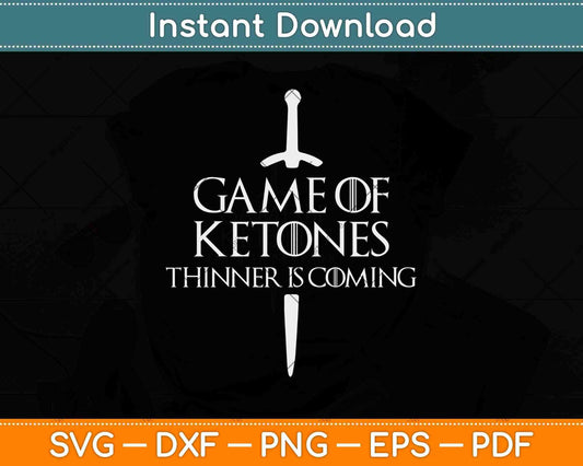 Game Of Ketones Keto Diet Funny April Birthday Svg Design
