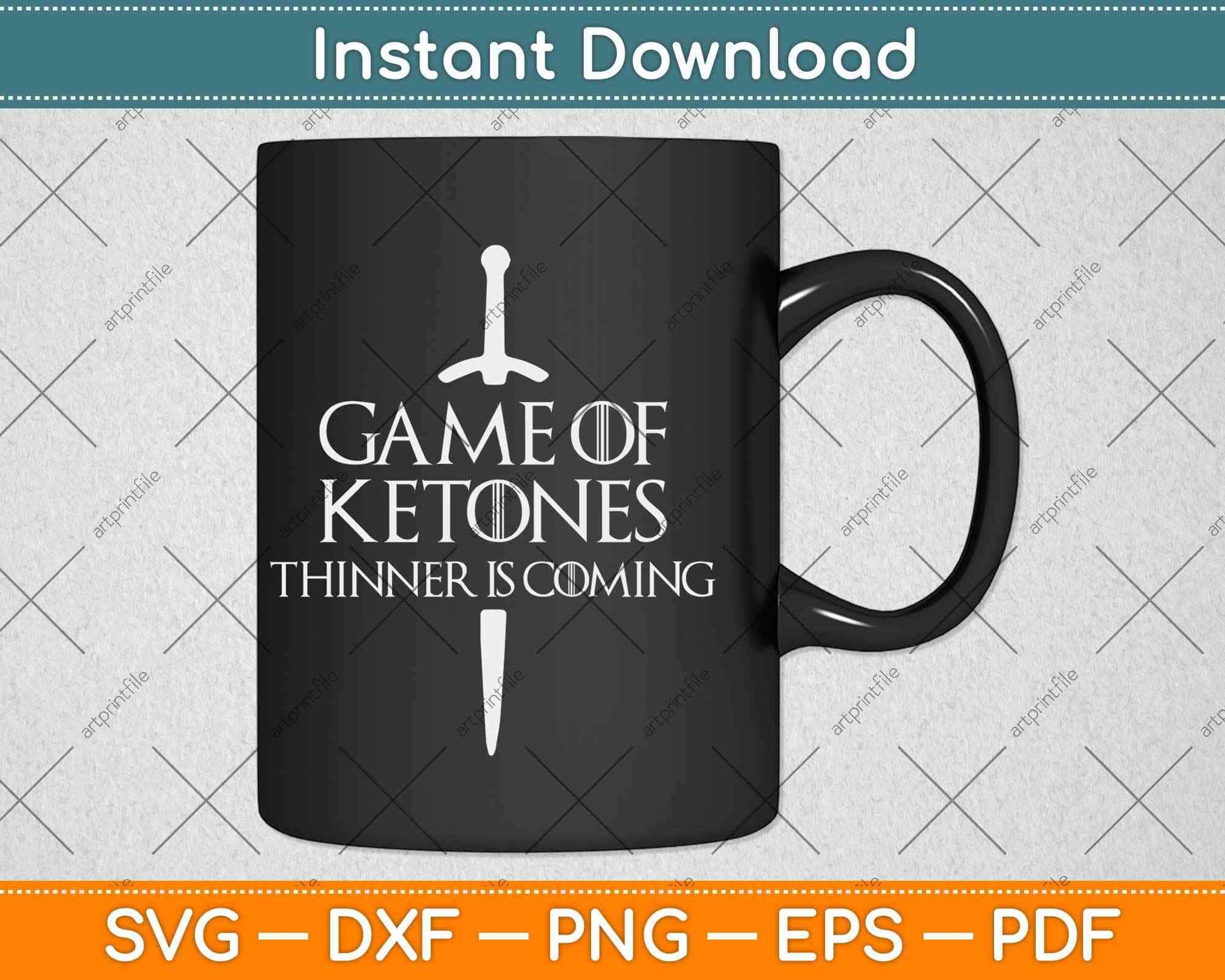 Game Of Ketones Keto Diet Funny April Birthday Svg Design