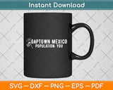 Gaptown Mexico Street Racing Car Guy Or Girl Svg Design Cricut Cutting Files