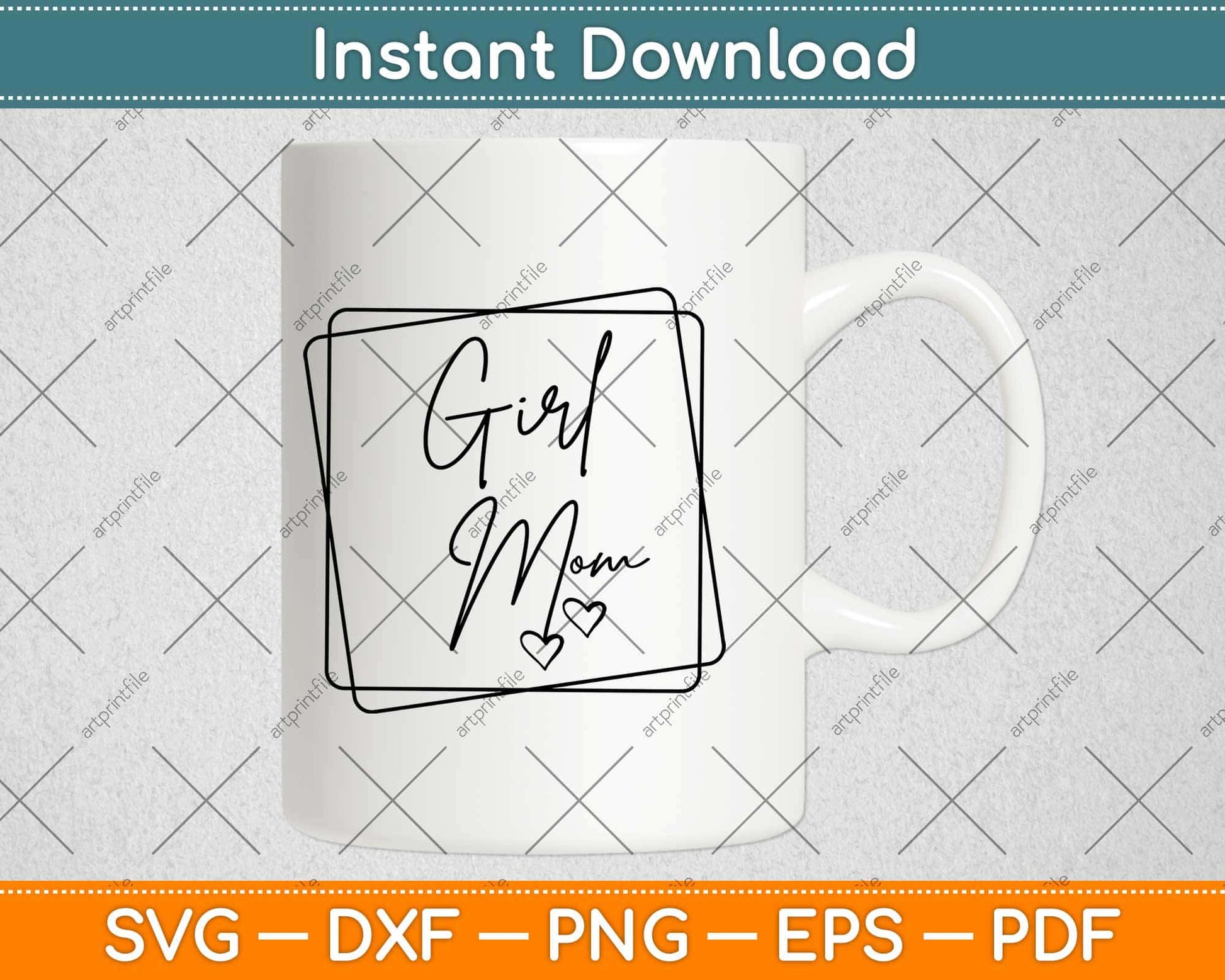 Girl Mom Svg Design Cricut Printable Cutting Files