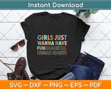 Girls Just Wanna Have Fundamental Rights Svg Png Dxf Digital Cutting File