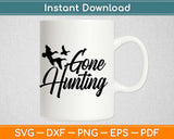 Gone Hunting, Duck Hunting Svg Design Cricut Printable Cutting Files