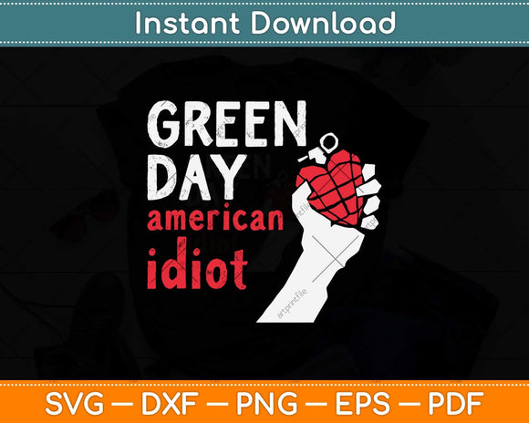 Green Day American Idiot Svg Png Dxf Digital Cutting File