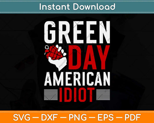 Green Day American Idiot Svg Png Dxf Digital Cutting File