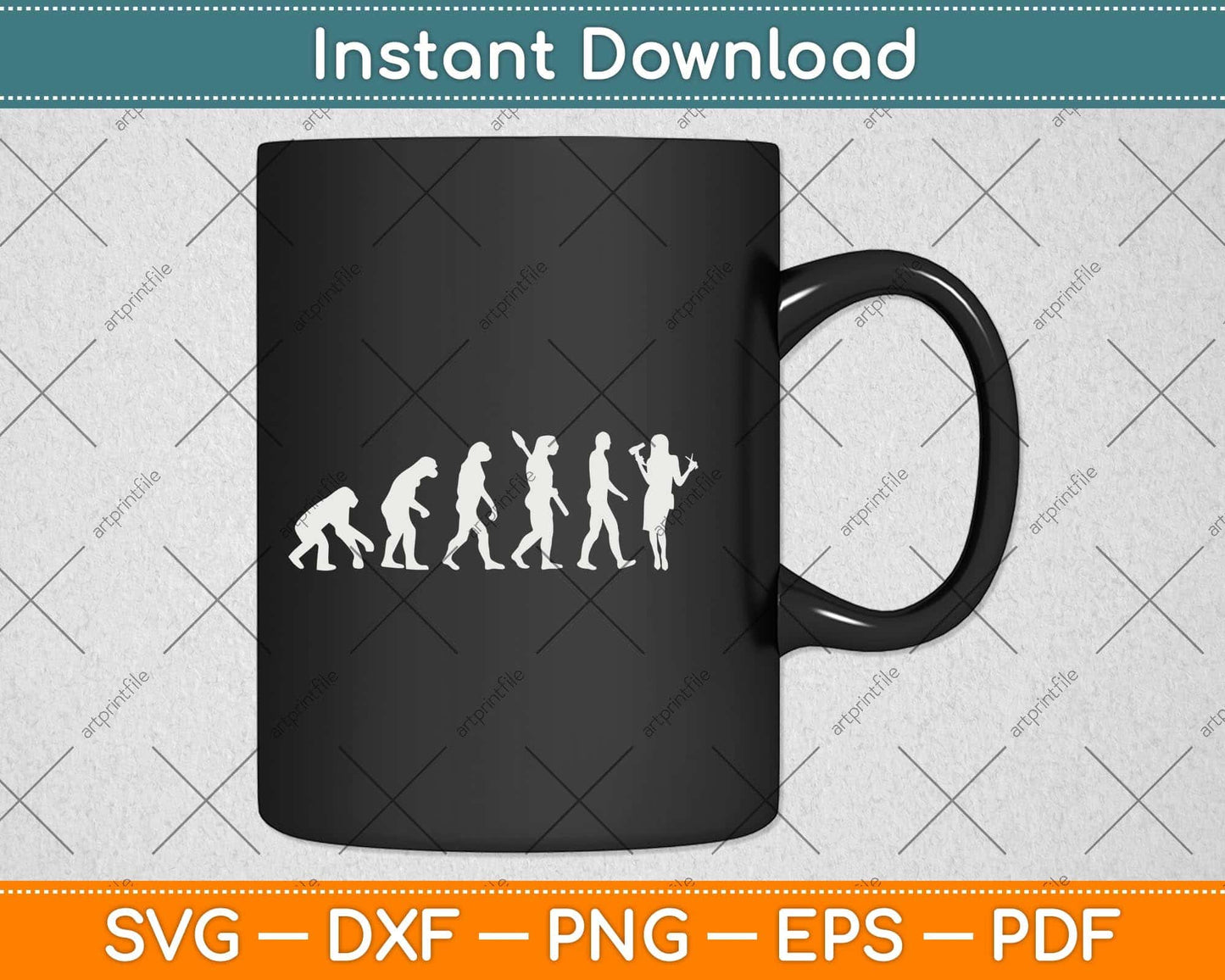 Hairdresser Gift Idea Hair Stylist Evolution Hairstylist Svg Png Dxf Digital Cutting File
