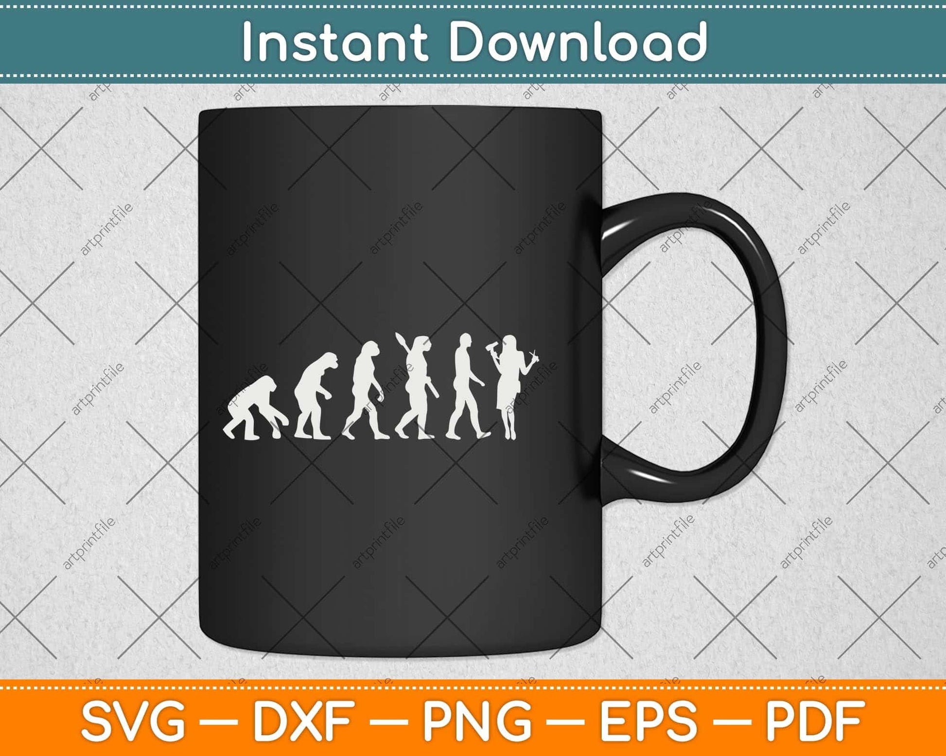 Hairdresser Gift Idea Hair Stylist Evolution Hairstylist Svg Png Dxf Digital Cutting File